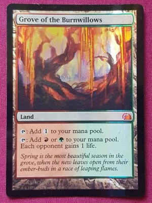 Magic The Gathering FROM THE VAULT REALMS FOIL GROVE OF THE BURNWILLOWS FTV MTG - Image 1 of 2