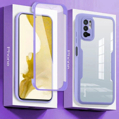 360 Full Body Case For Xiaomi Redmi Note 13 12 Pro 13T 12T Shockproof Soft Cover - Image 1 of 4