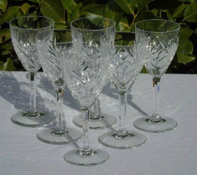 6 verres à eau en cristal de Saint Louis modèle Chantilly (prix pour 6 verres) Foto 1 de 4