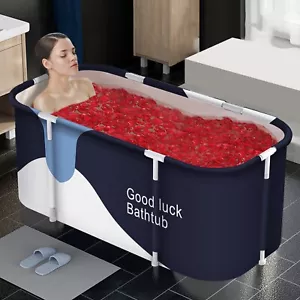 Faltbare Badewanne Erwachsene Kinder Mobile Wannenbad Klappbadewanne Bad Spa - Bild 1 von 12