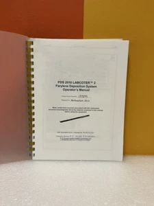 Specialty Coating Systems 137299 PDS 2010 Labcoter 2 Parylene Deposition Manual - Picture 1 of 2