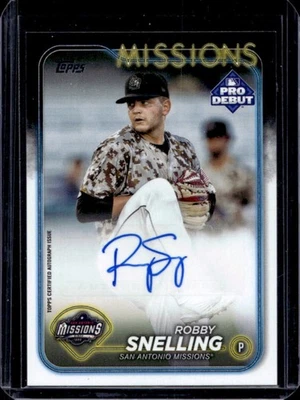 2024 Topps Pro Debut Robby Snelling Auto #PD-8 - Image 1 of 2