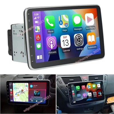 Touch Screen Rotatable 10.1'' Android 13 Car Stereo Radio Double 2DIN GPS 4+64GB - Image 1 of 4