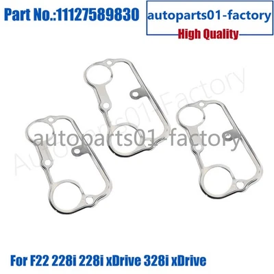 3pcs Engine Valve Cover Gasket Set For BMW F22 228i 228i xDrive 328i xDrive - Image 1 of 2