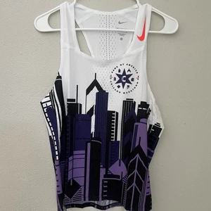 Nike Chicago Marathon AeroSwift Dri-FIT ADV Running Singlet FV6335-100 Men’s S - Picture 1 of 4