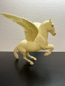 1983-1987 Breyer Pegasus Stallone Lipizzan Bianco Alabastro Opaco con Ali W17 - Foto 1 di 13