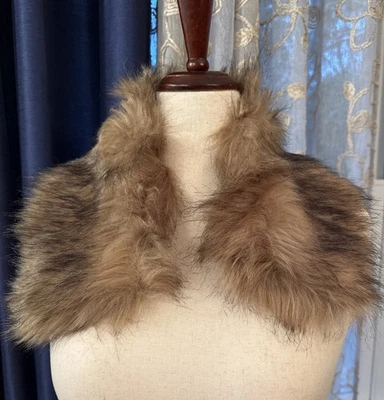 Elegante cuello de piel de visón desmontable para damas, 24” X 6” Foto 1 de 4