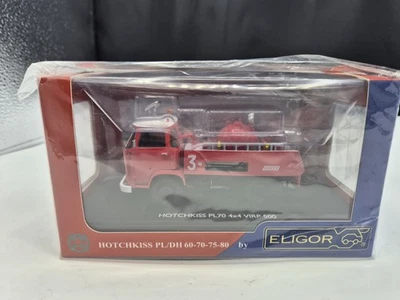 HOTCHKISS PL 70 4X4 VIRP 500 POMPIERS AU 1/43 ELIGOR 101535 1008 PCS - Photo 1/4