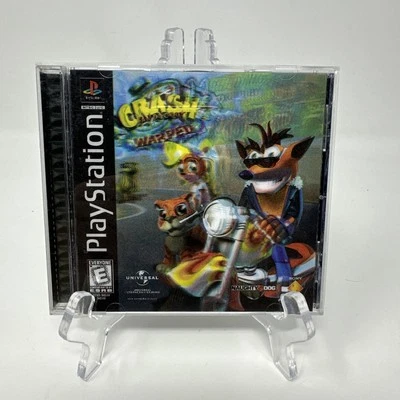Crash Bandicoot Warped PS1 Playstation 1 Complete Tested Holo - Image 1 of 3