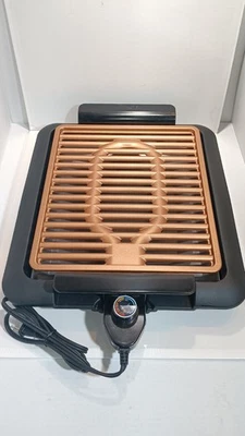 Parrilla Eléctrica - Antiadherente, Sin Humo, Parrilla Interior - Parrilla Encimera Camping Foto 1 de 4