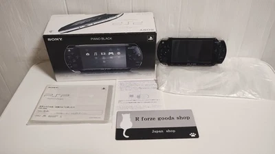 SONY PSP-2000 Piano Black Game Console Box Set Japan  Black NTSC-J F/S - Image 1 of 4