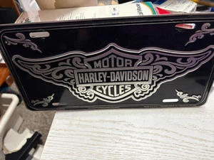 harley davidson motorcycles license plate - Foto 1 di 5