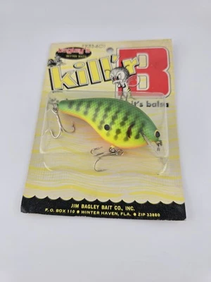 Raro Bagley All Brass Killer B3 billete cuadrado cangrejo de río verde en gráfico. De colección/NOS  Foto 1 de 4