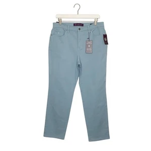 Pantalones de mezclilla adelgazantes Gloria Vanderbilt azul Amanda tacto suave 12 cortos nuevos con etiquetas - Imagen 1 de 7