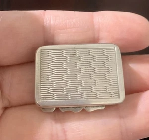 Silver Vintage Pill Box Italy 900 - Picture 1 of 16
