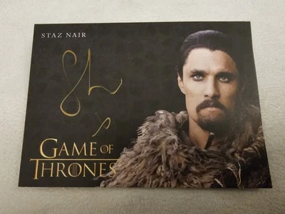 Game Of Thrones Rittenhouse Staz Nair Autograph Qhono - Bild 1 von 2