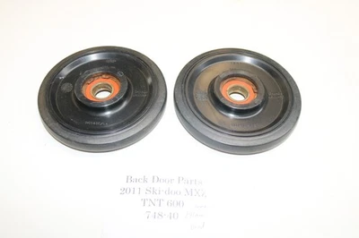 2011 Ski-doo Mxz Tnt 600 Carb Xp Track Idler Wheels Black Wheel 141 mm Inner - Image 1 of 4