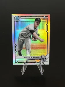 2021 Bowman Draft - Chrome McCade Brown #BDC-59 Refractor (RC) - Bild 1 von 2