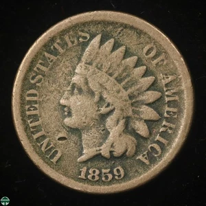 1859 T1 Indian Head Small Cent - Very Good Details - Picture 1 of 2