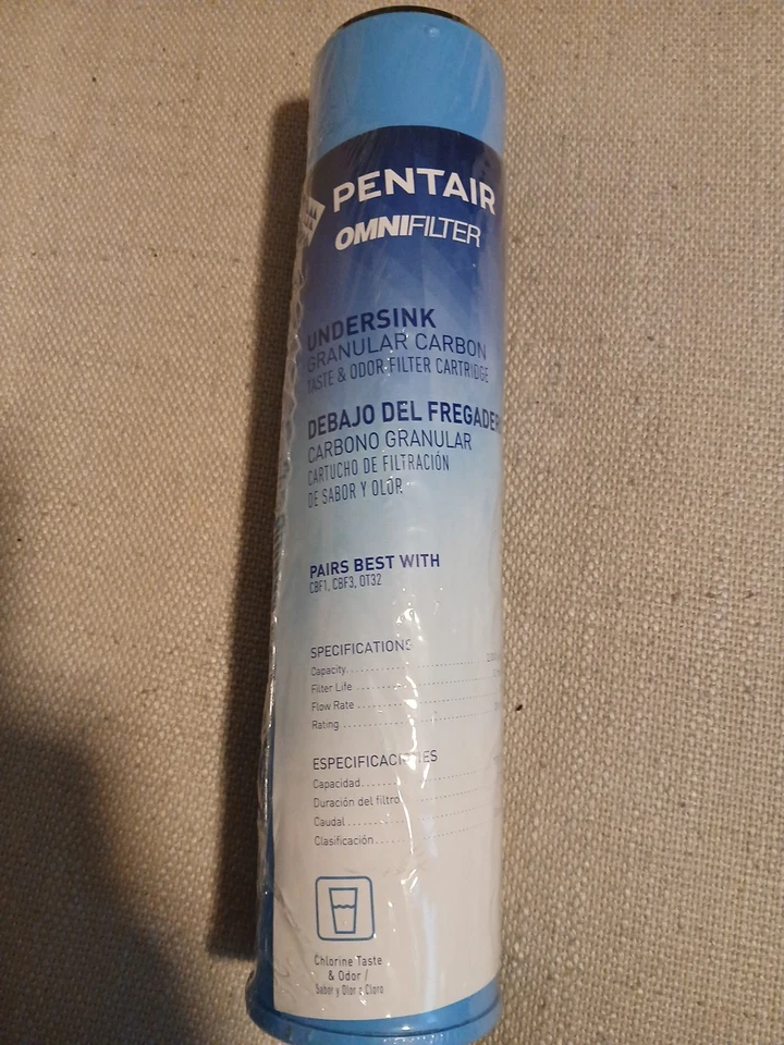 Pentair Genuine OmniFilter GAC1 Undersink Carbon Water Filter SEALED NEW - Image 1 of 1