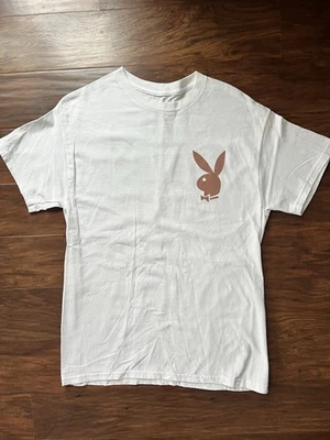 Camiseta Playboy Mujer Talla Mediana Blanca Usada en Excelente Condición! Foto 1 de 4