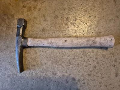 Martelo de colocação de tijolos Vaughan EUA 16 oz. Martelo de rocha geólogo ferramenta vintage  - Imagem 1 de 4