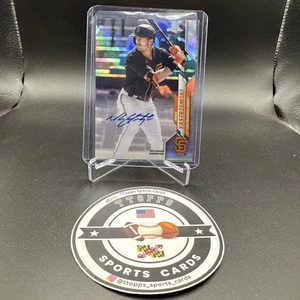 2020 Topps Chrome Update Mike Yastrzemski Auto Refractor #USA - MY GIANTS - Bild 1 von 4