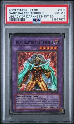 2003 Yu-Gi-Oh! Dark Balter TheTerrible Legacy of Darkness LOD 1st Ed Super PSA 8 - Image 1 of 2