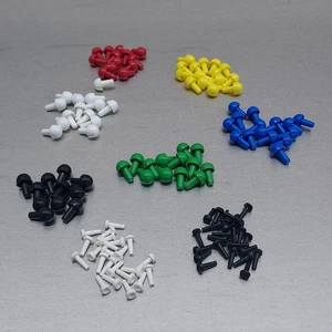 Repuestos Juego Mastermind 128 Piezas Clavijas Multicolor SOLO #3016 1981 - Imagen 1 de 8