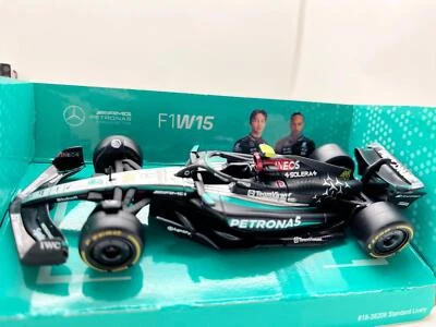 1:43 BURAGO Mercedes Gp F1 W15 #44 2024 Lewis Hamilton BU38208-H - Immagine 1 di 2
