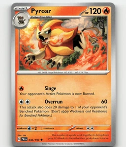 Pokemon Pyroar Paldea Evolved 032/193 - Picture 1 of 1