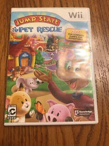 Jumpstart Pet Rescue - Nintendo Wii COMPLETE Tested Manual Fun Video Games - Picture 1 of 6
