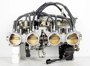 100%Work 04-06 YAMAHA YZF R1 YZF1000 OEM Throttle Bodies Body Main Fuel Injector - Picture 1 of 17