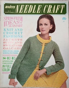 Modern Needle Craft Magazin 1966 Frühling Sommer 47 Strick Häkeln Mode Muster - Bild 1 von 12
