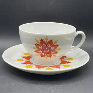 Winterling Schwarzenbach Bavarian Retro Teetasse und Untertasse Germany - Bild 1 von 11