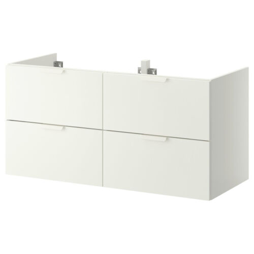 IKEA GODMORGON wash-stand with 4 drawers 120cm x 47cm x 58cm white