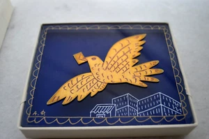GRIECHISCHER KÜNSTLER ALEKOS FASSIANOS BRONZE AUF PLEXIGLAS VOGEL - LIMITIERT & NUMMERIERT - Bild 1 von 17