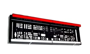 24V LED Red High-Visibility + 12- License Plate Number Frame Reverse Tail Lig - Picture 1 of 6