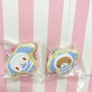 Sanrio Sugar Bunnies Mascot Set Bag Accessory Yellow Blue Winter Rabbit Rare - Picture 1 of 24