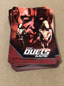Star Wars Epic Duels Game Darth Maul Complete 31 Card Lot Replacement 2002 - Picture 1 of 1