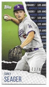 2021 Topps RIP (Online Exclusive) Mini Black Corey Seager #40/40 (MRIP-CS) - Picture 1 of 2
