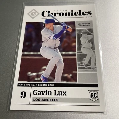 2020 Panini Chronicles Gavin Lux RC Rookie Card #35! (P1) - Image 1 of 2