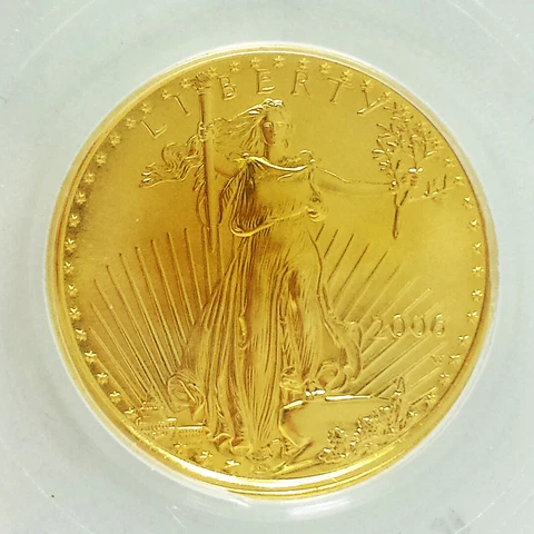 2006-W US $5 American Gold Eagles AGE 1/10 oz. Gold Coin PCGS MS69 Cover