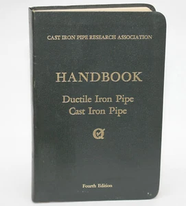 Vintage HANDBOOK DUCTILE IRON PIPE Cast Iron Pipe Research Assn 4th Edition 1976 - Imagen 1 de 14