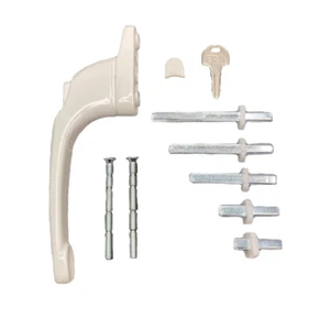 Manija de ventana Era Universal UPVC multihusillo blanco - Imagen 1 de 4