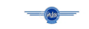 AJS AUFKLEBER STANDARD KLAR UMGEKEHRT AUFKLEBER SEITENWAND BLAU x2 - Bild 1 von 1