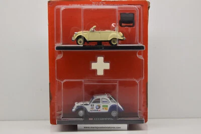 CITROEN 2CV CABRIOLET 4 SAISONS + LA 2 MB DE RAID ELIGOR 1/43 NEUF EN BOITE - Photo 1/4