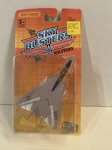 Vintage 1992 Matchbox Sky Busters Militare Marina PRESSOFUSO F14 Tomcat Nuovo con scatola sigillato - Foto 1 di 9