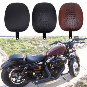 Motorcycle Rear Passenger Pillion Seat For Harley Sportster XL1200 883 72 48 US - Picture 1 of 22