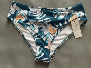 Beachsissi | Women Large | Modest Swim Bottom | Trop Teal | Hibiscus Print | NWT - Picture 1 of 6